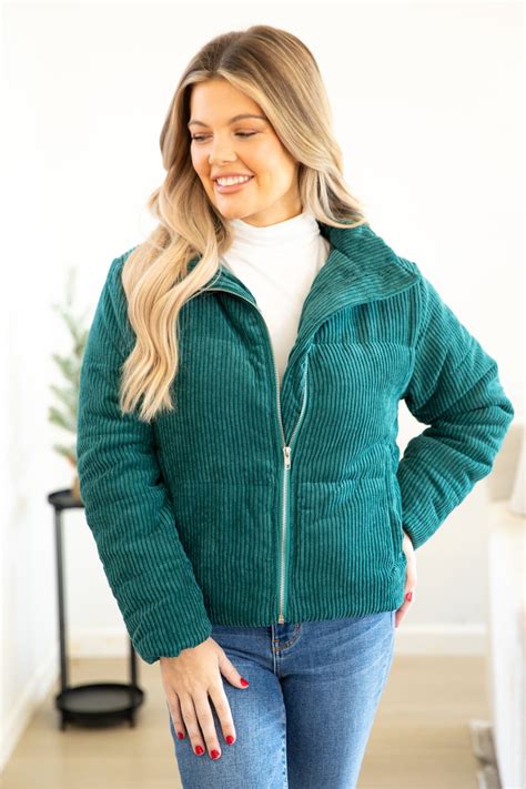 emerald green corduroy jacket